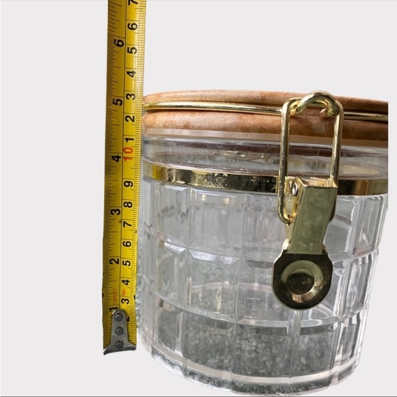 Clear Storage Containers with Wood like Top (SC) - Picture 8 of 9